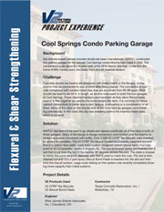 Cool Springs Condo Parking Garage Project Profile PDF